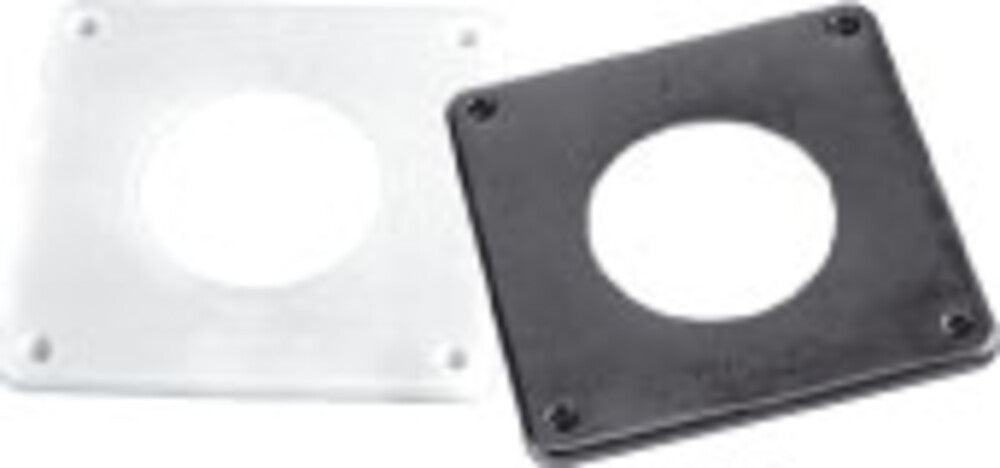 Muelink & Grol schouwbevestigingsplaat D80/125 x2 zwart en wit