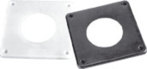 Muelink & Grol schouwbevestigingsplaat D80/125 x2 zwart en wit