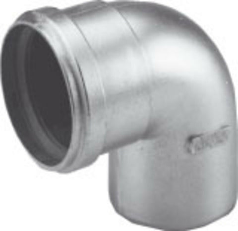 Muelink & Grol dikwandige bocht 45° D80 aluminium
