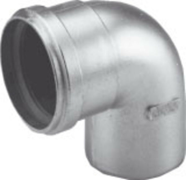 Muelink & Grol coude à paroi épais 90° D100 aluminium