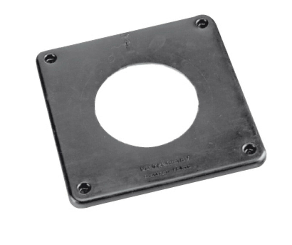 Muelink & Grol muurplaat voor muurdoorvoer D60/100 zwart kunststof