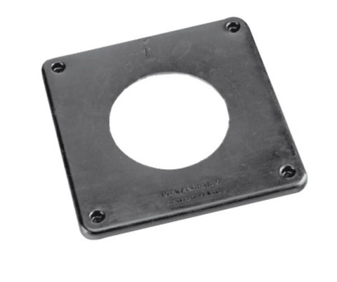 Muelink & Grol muurplaat voor muurdoorvoer D60/100 zwart kunststof
