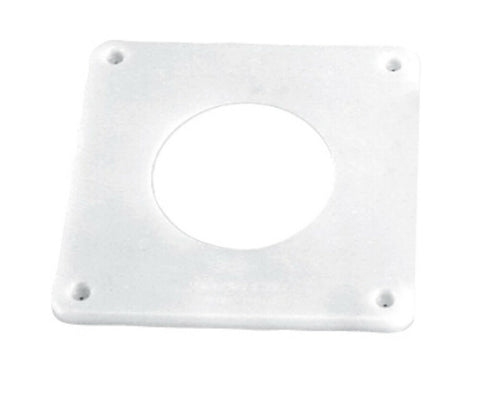 Muelink & Grol muurplaat voor muurdoorvoer D60/100 wit kunststof