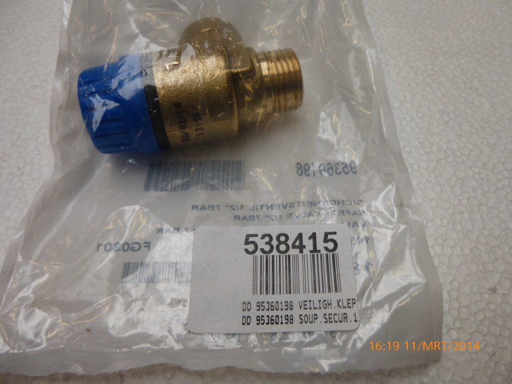 DD 95360198 VEILIGH.KLEP1/2M7B
