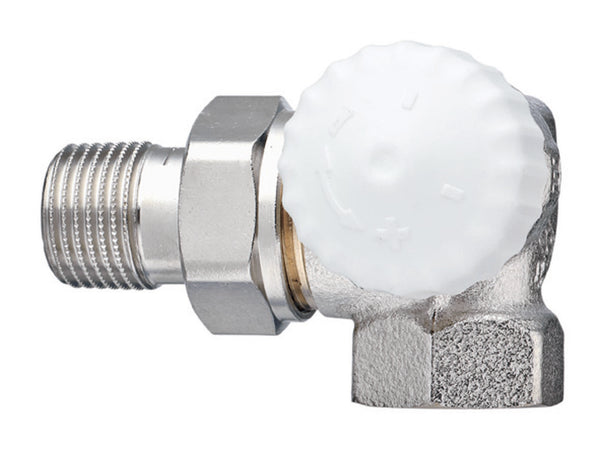 Heimeier V-Exact II thermostatisch kraanlichaam dubbel haaks rechts 1/2"F