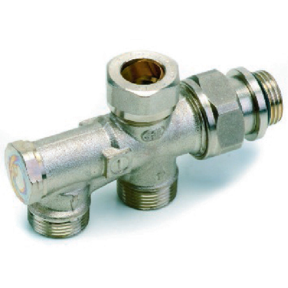 Comap 915E tweepijpscombinatie onderkraanlichaam vloer 1/2"