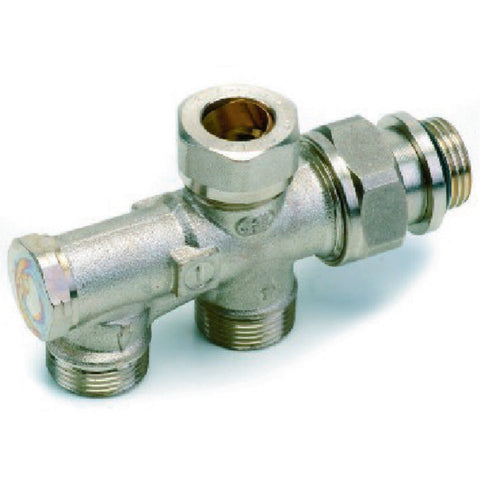 Comap 915E tweepijpscombinatie onderkraanlichaam vloer 1/2"