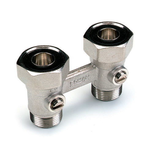 Comap 960 H-onderblok tweepijpsvloeraansluiting 3/4" Euroconus zonder nippels