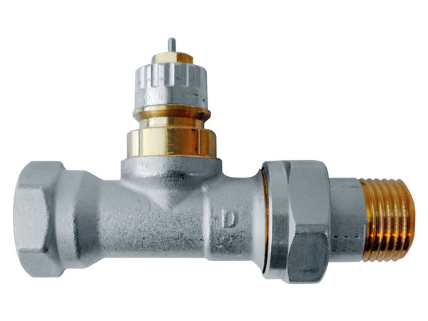 Danfoss RA-N radiatorkraan recht 1/2 kraanhuizen conisch staartstuk