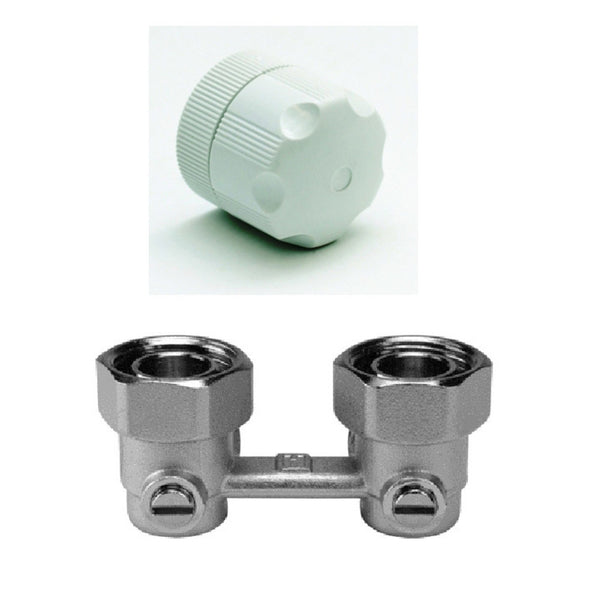 Honeywell Home set bloc H fittingement wall-mounted for Henrad 1/2" F + 3/4"