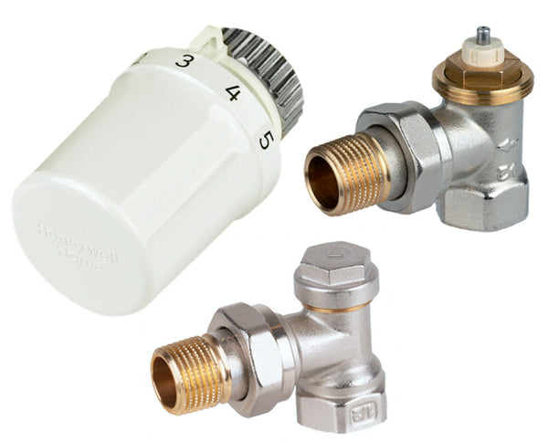 Honeywell Home set de radiateurs 4 points de raccordement équerre 1/2"