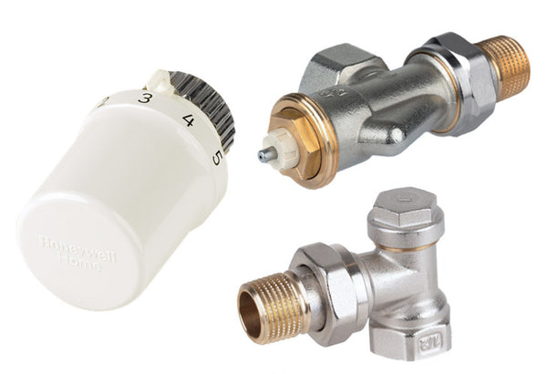 Honeywell Home set de radiateurs 4 points de raccordement équerre inverse 1/2"