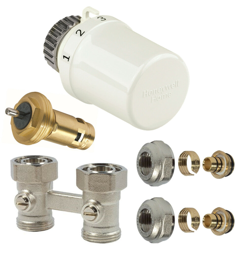 Honeywell Home H-blok set vloeraansluiting voor Van Marcke Multicompact 3/4"