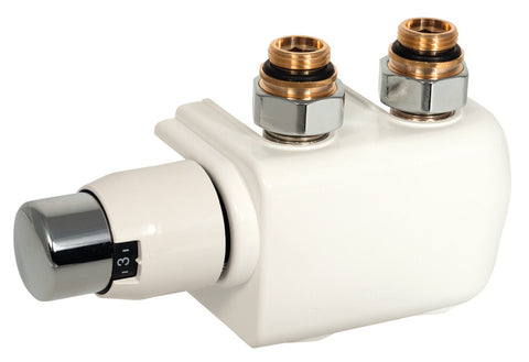 Honeywell Home Therafix H-blok 2-pijps 1/2" + 3/4" wit