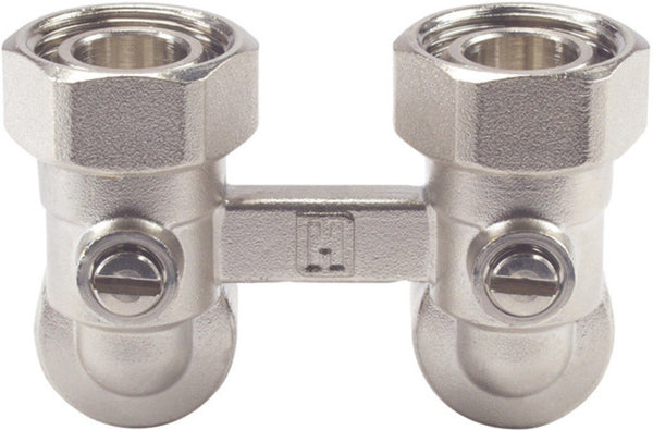 Honeywell Home bloc-H installations bitube mur radiateur panneau 1/2"F & 3/4"