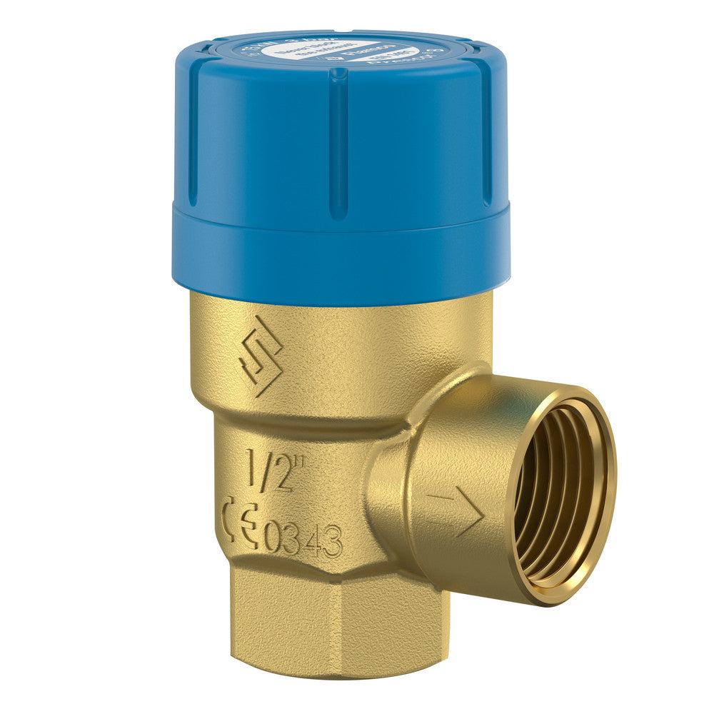Flamco Prescor B veiligheidsventiel met veer 1/2" 10 bar
