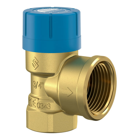 Flamco Prescor B veiligheidsventiel met veer 3/4" 8 bar