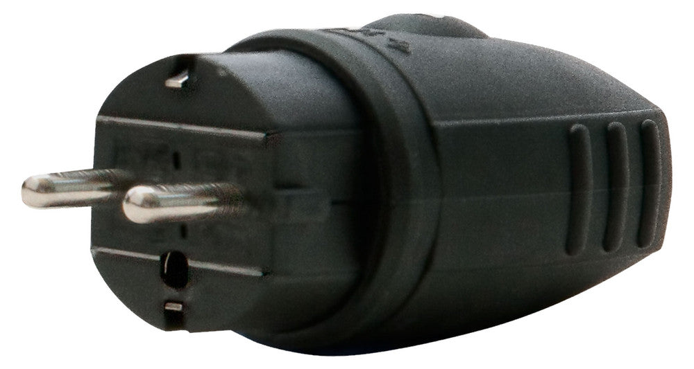 Rubber stekker 2P.+A 15A