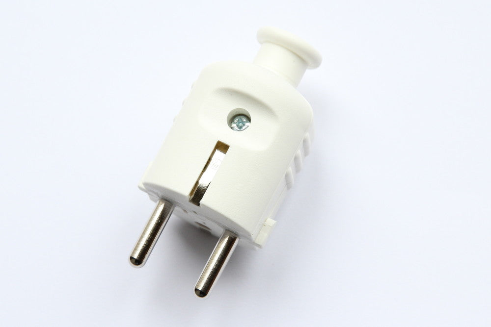 Stekker 2P+T 16A wit