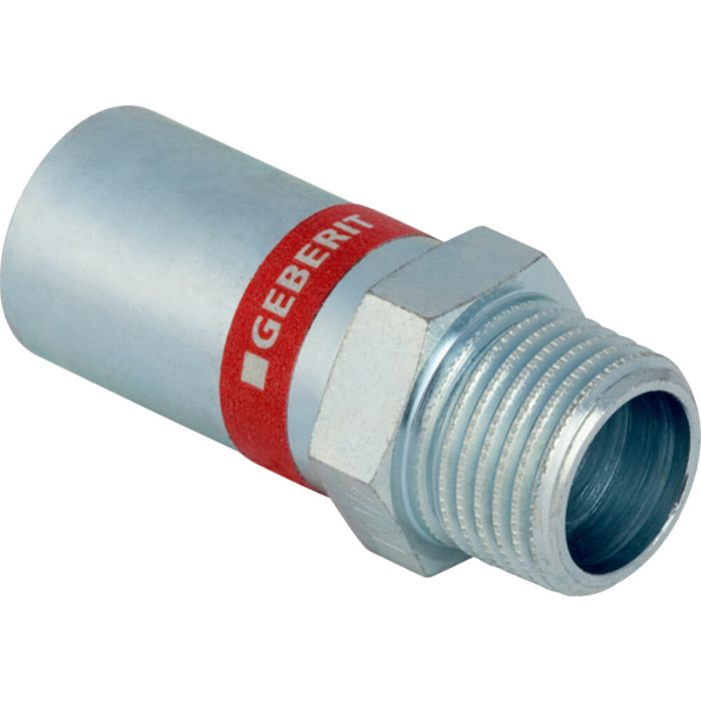 Geberit Mapress C-staal overgangsstuk insteekbuis 18-1/2"M