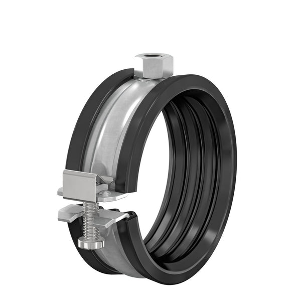 Flamco BSA M 8 x 62-64 beugel geluiddempende EPDM rubberinlage verzinkt