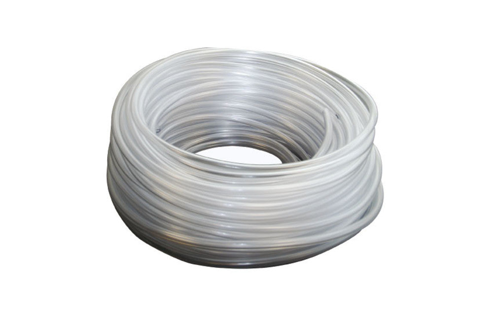 Soepele transparante afvoerbuis D6/9mm rol van 50m