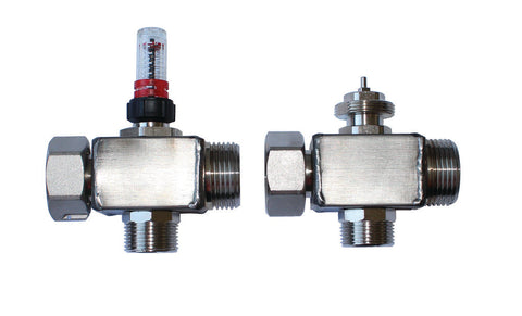 Schütz toebehoren uitbreidingsset 1" aanvoer/retour RVS Comfort 90-3 verdeler