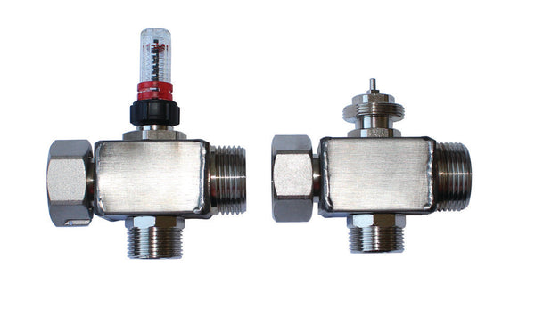 Schütz toebehoren uitbreidingsset 1" aanvoer/retour RVS Comfort 90-3 verdeler