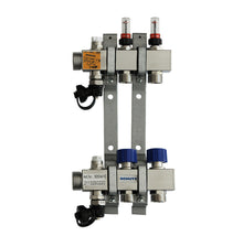 Schütz Comfort 90-3 collecteur 8 circuits 470mm inox débitmètre sol chauffant