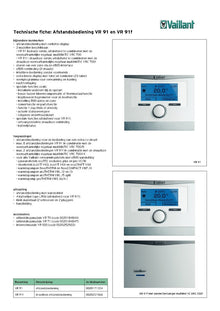 Vail afstandbediening VR91