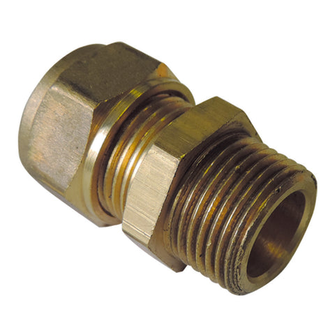 klemkoppeling recht klemxM messing toepassing voor koperen buizen 15x3/4"M