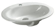 intro Star washbasin concealed 56 x 46 cm white