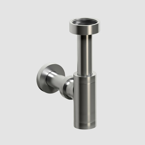 Clou MiniSuk design sifon 5/4" D38 geborsteld inox