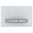 Geberit Sigma50 bedieningsplaat wit/chroom
