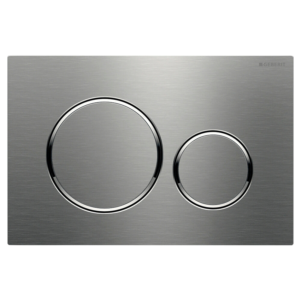 Geberit Sigma20 bedieningsplaat voor inbouwreservoir geborsteld