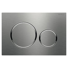 Geberit Sigma20 bedieningsplaat voor inbouwreservoir geborsteld