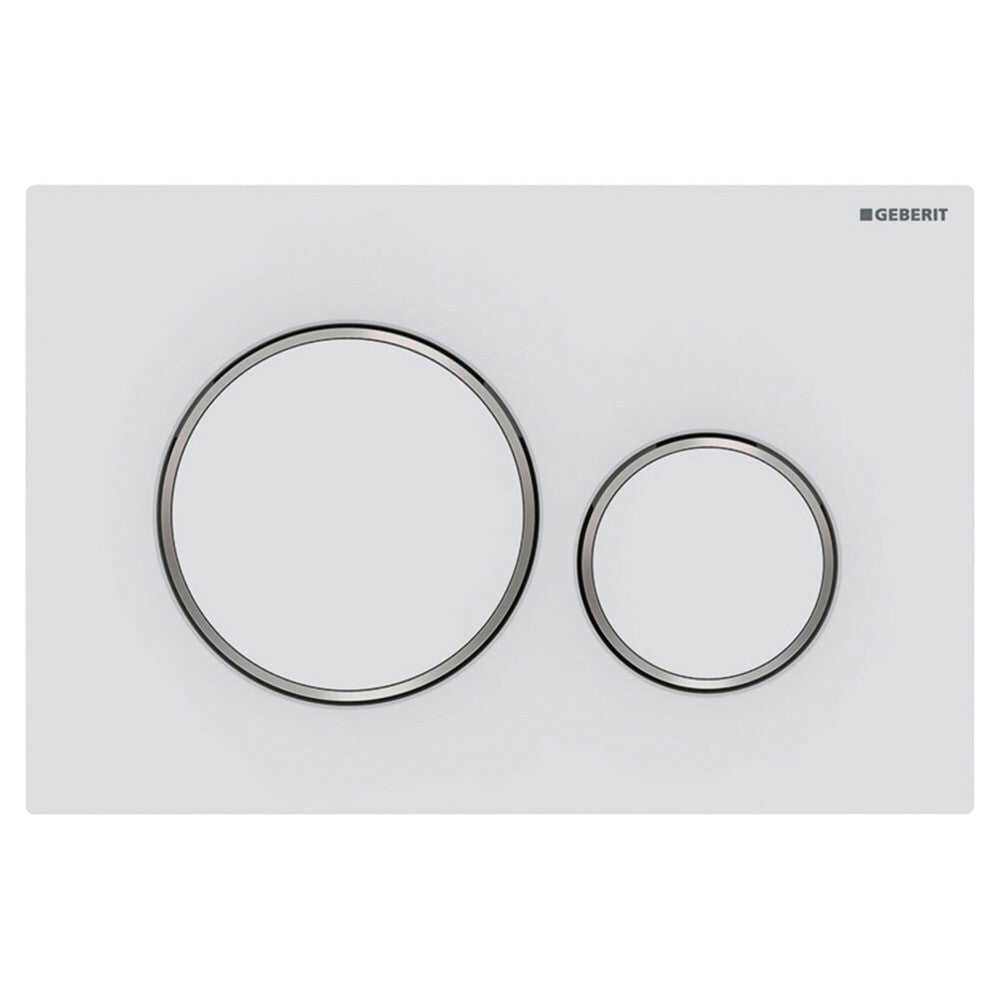 Geberit Sigma20 bedieningsplaat voor inbouwreservoir wit mat