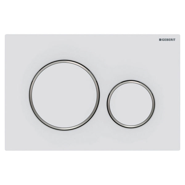 Geberit Sigma20 bedieningsplaat voor inbouwreservoir wit mat
