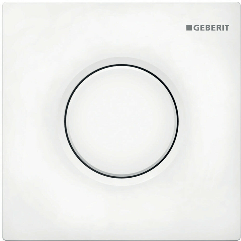 Geberit urinoirsturing met pneumatische spoelbediening afdekplaat type01 wit