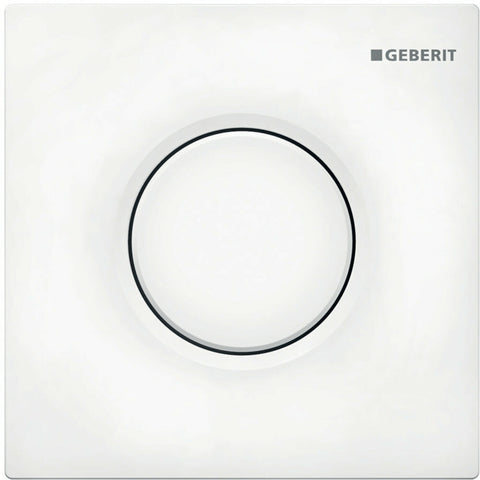 Geberit urinoirsturing met pneumatische spoelbediening afdekplaat type01 wit