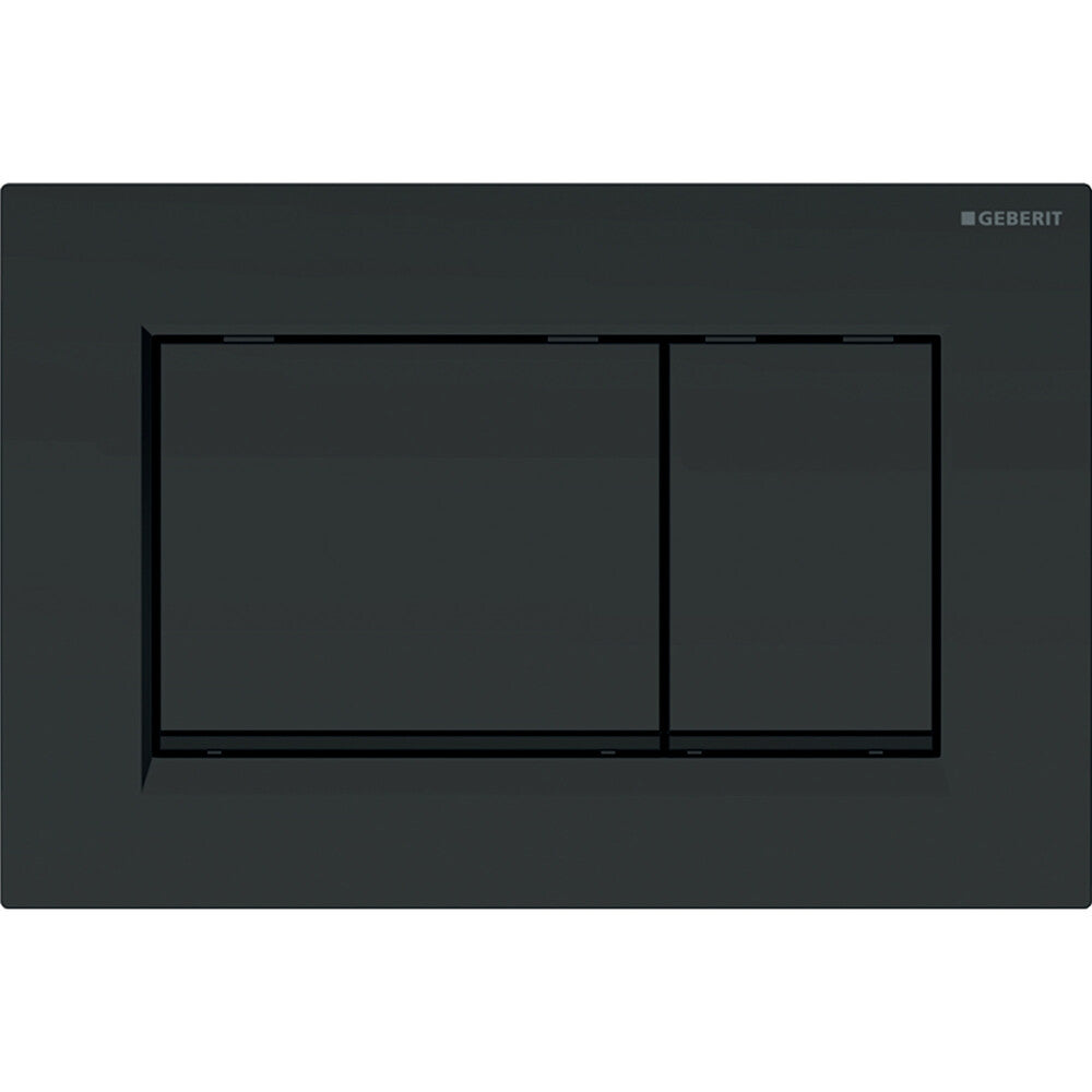 Geberit Sigma30 bedieningsplaat zwart mat