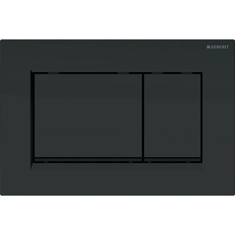 Geberit Sigma30 bedieningsplaat zwart mat