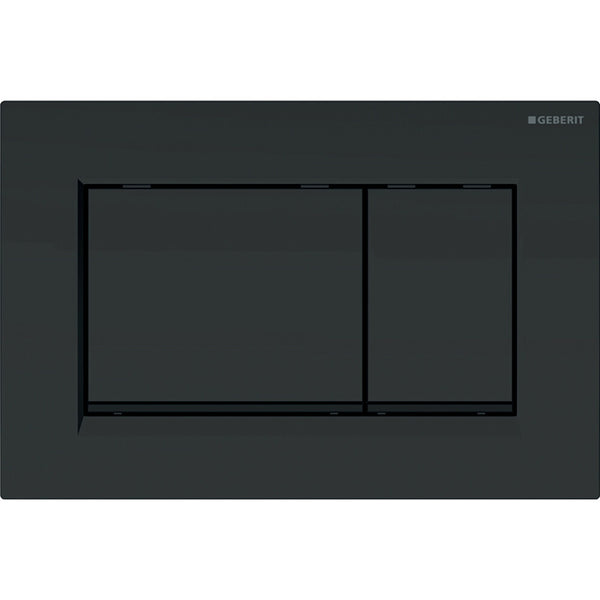 Geberit Sigma30 bedieningsplaat zwart mat