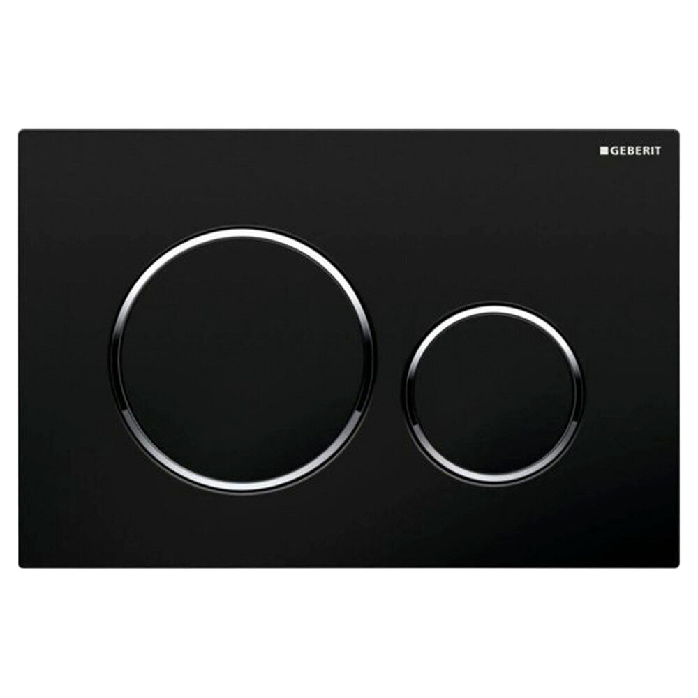 Geberit Sigma20 bedieningsplaat zwart mat