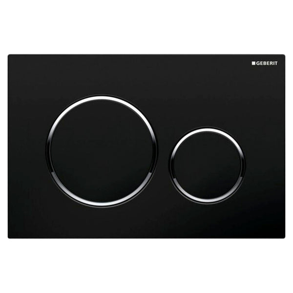Geberit Sigma20 bedieningsplaat zwart mat