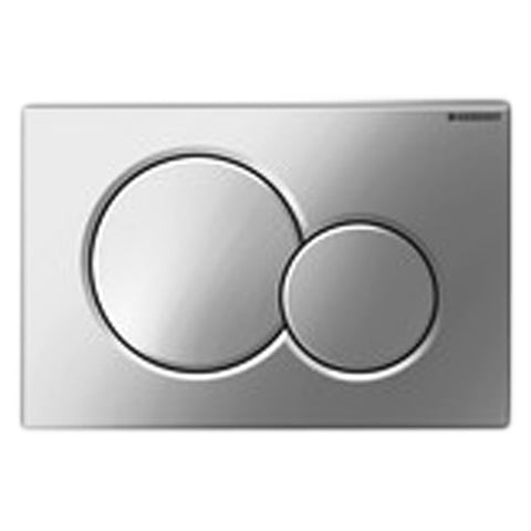 Geberit Sigma01 bedieningsplaat rond voor inbouwreservoir chroom mat
