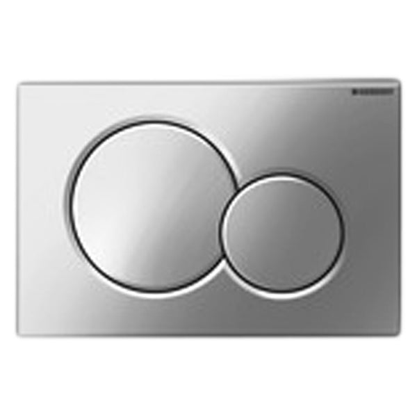 Geberit Sigma01 bedieningsplaat rond voor inbouwreservoir chroom mat