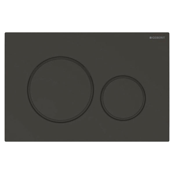 Geberit Sigma20 bedieningsplaat zwart mat gelakt