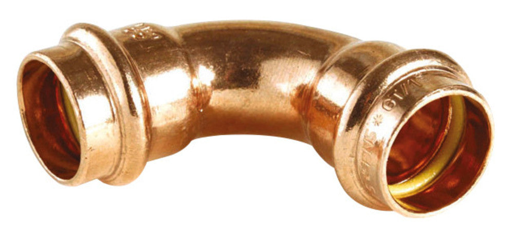 Conex Bänninger persfitting B profiel koper gas bocht 90° FF 14