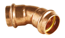 Conex Bänninger persfitting B profiel koper gas bocht 45° FF 28